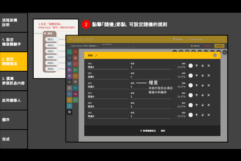 Chatbot 小學堂｜新增隨機回覆