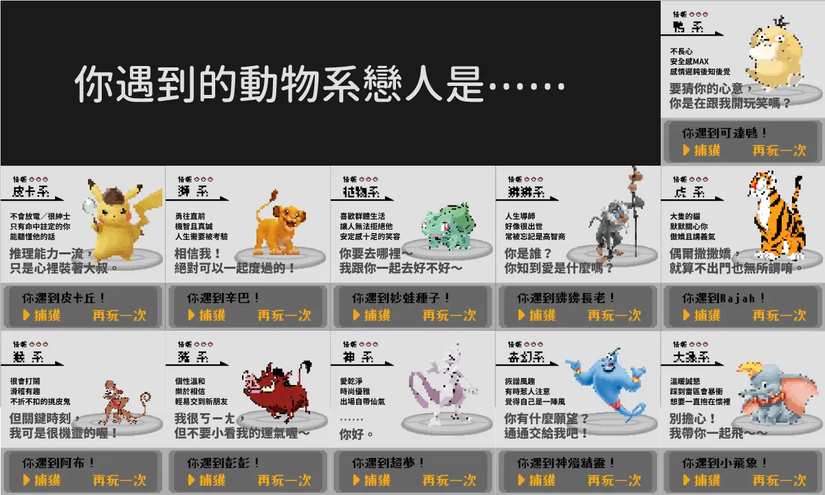 心理測驗 / 劇情互動（GOSU BAR 流程編輯器）