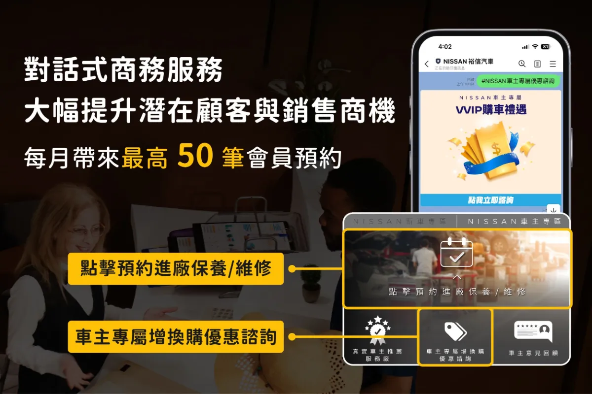 圖片來源： 擷取自裕信汽車圖文選單